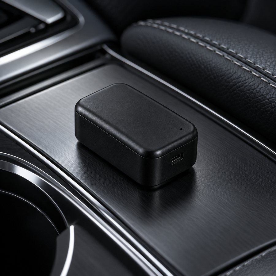 Mini rastreador GPS magnético GF07 preto