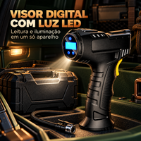 Visor digital e luz LED do calibrador portátil