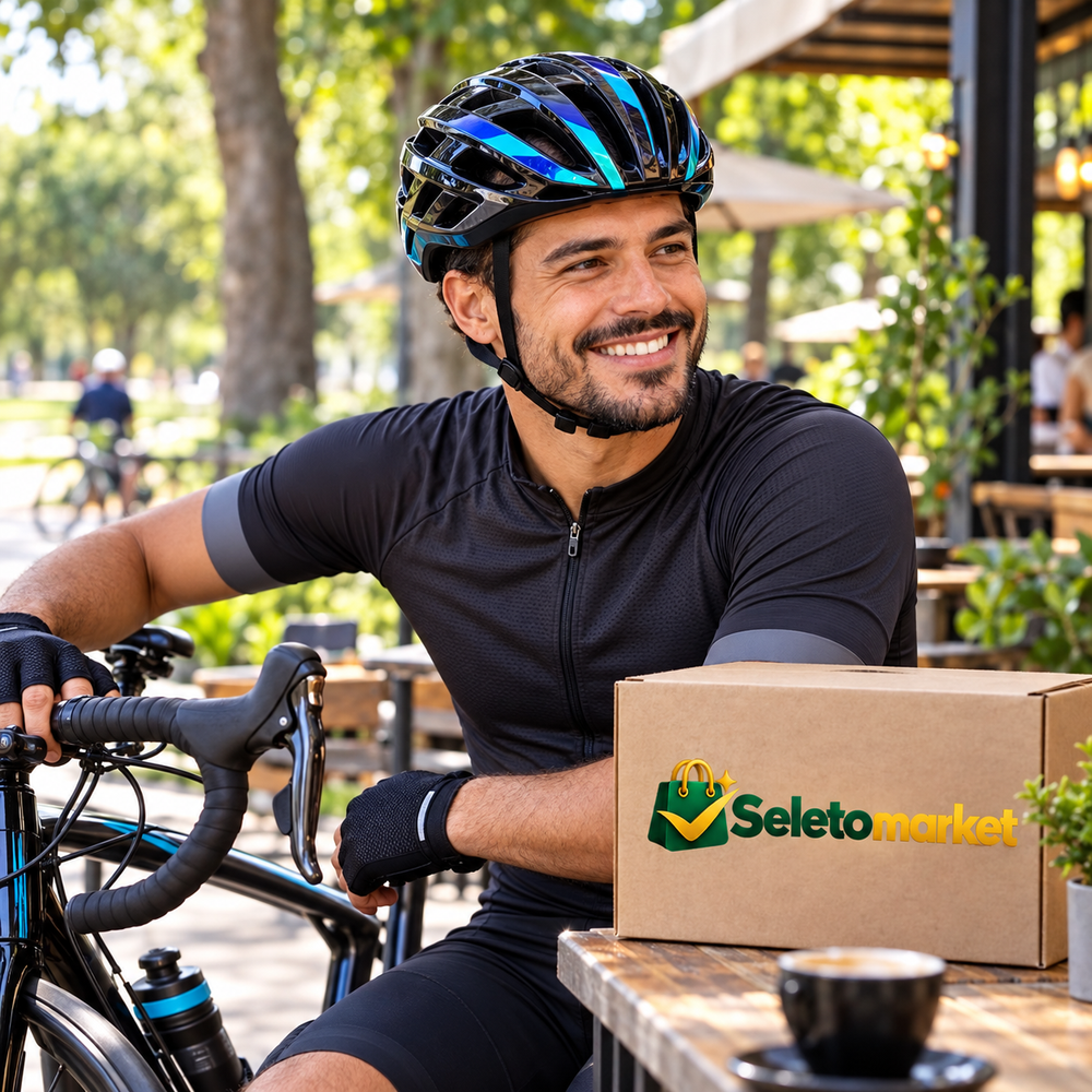 Capacete de Ciclismo Unissex com Viseira Removível e Ajuste Traseiro