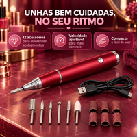 Lixadeira elétrica: 12 acessórios, velocidade ajustável e uso prático