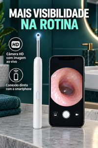 Câmera HD com visualização ao vivo no smartphone