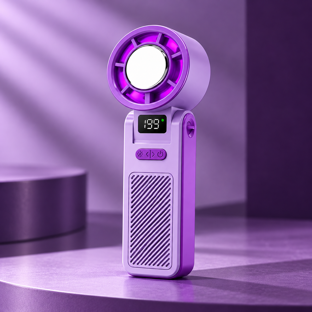 Mini ventilador portátil Kryolux lilás