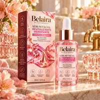 Sérum Belaira em cenário de skincare com ângulo diferente