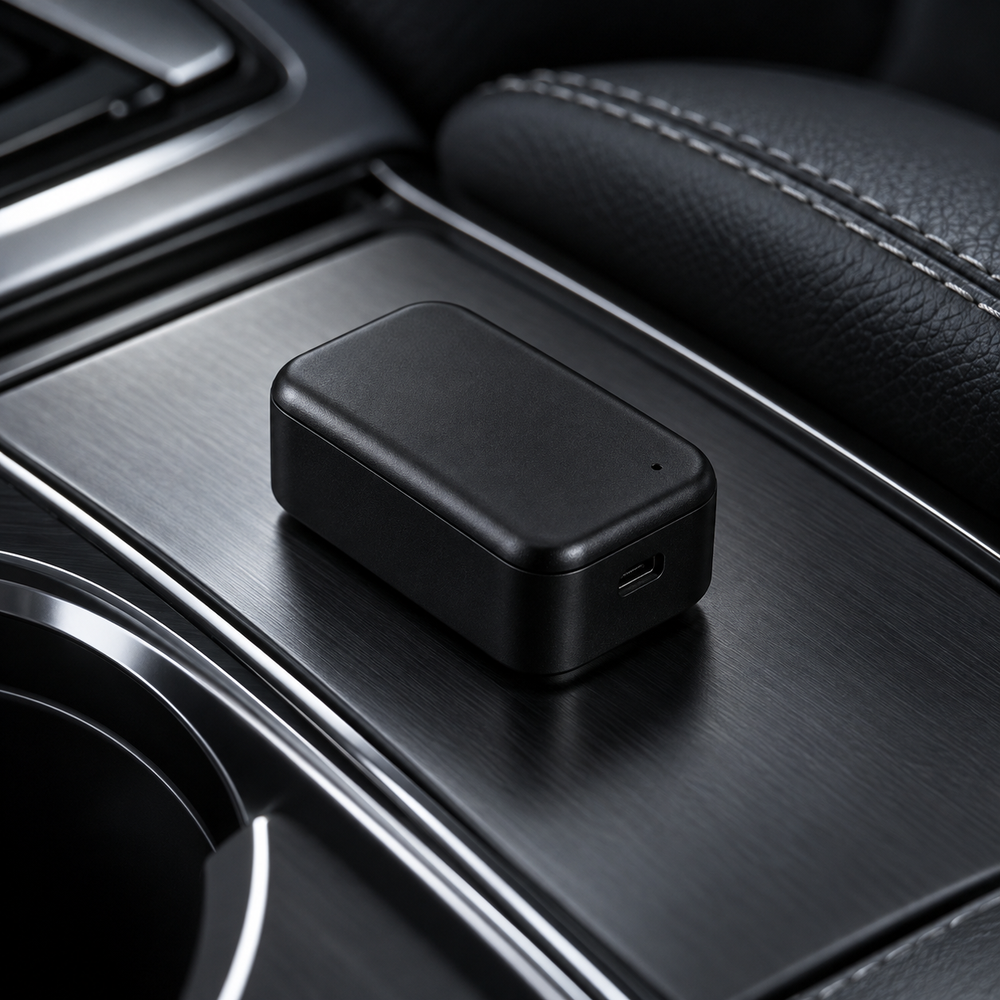 Mini rastreador GPS magnético GF07 preto