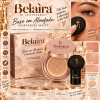 Base em almofada Belaira FPS 50, tom Bege Natural, 15 g