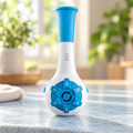 Exercitador Respiratório Ajustável com Controle Manual – Azul e Branco