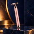 Massageador Facial Vibratório T-Bar – 3 Cores