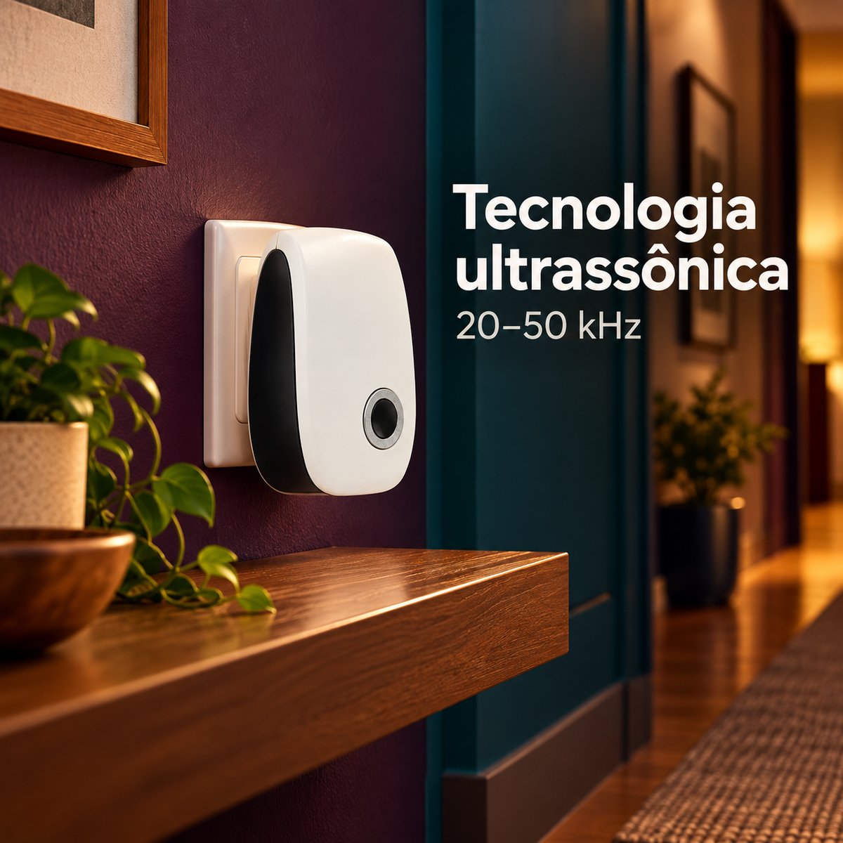 Tecnologia ultrassônica na faixa de 20 a 50 kHz