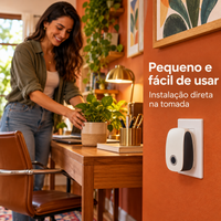 Aparelho compacto com instalação direta na tomada
