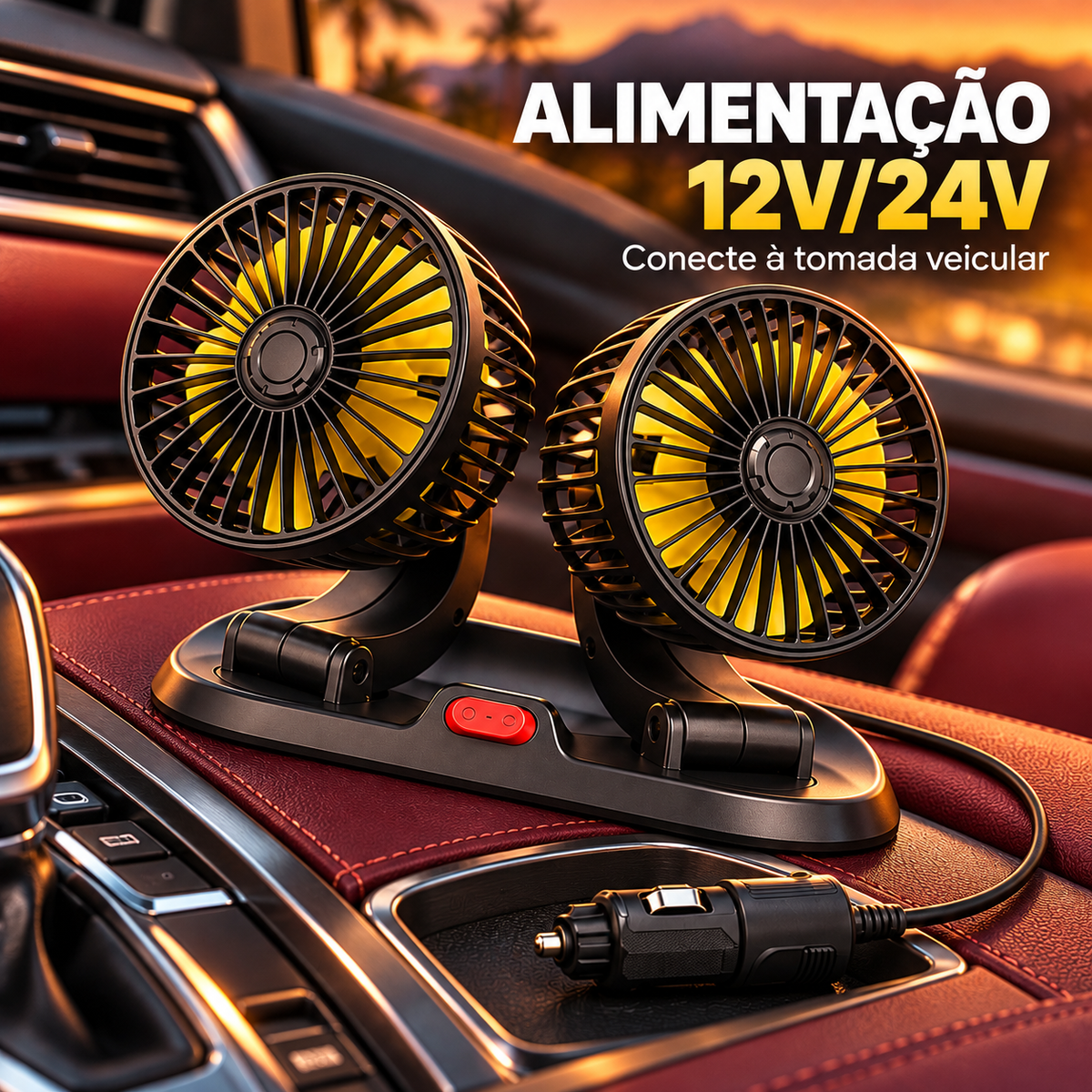 Alimentação veicular 12V e 24V